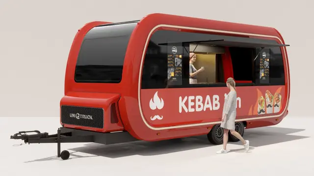 UniQ truck Burgerių / kebabų priekaba